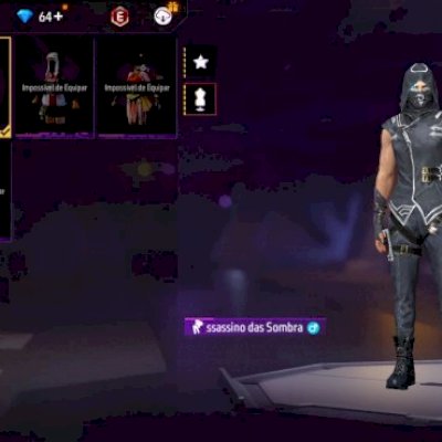 Conta Free Fire Gemada top
