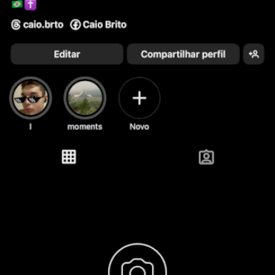 Conta Instagram com 1k seguidores