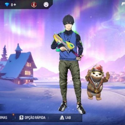 CONTA FF RARA COM BLUE LOCK