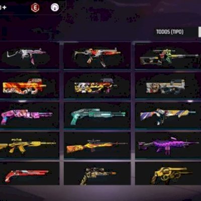 CONTA FREE FIRE BÁSICA COM ALGUMS ÍTENS BONS 