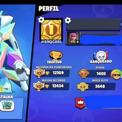 CONTA DE BRAWL BARATA
