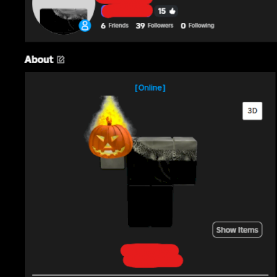 Conta Roblox Headless Head e UGC