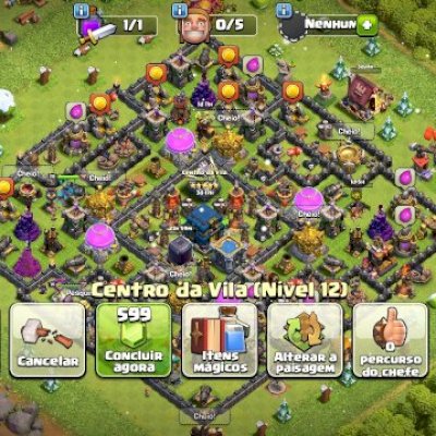 Centro de vila 12 com 3.500 em gemas 