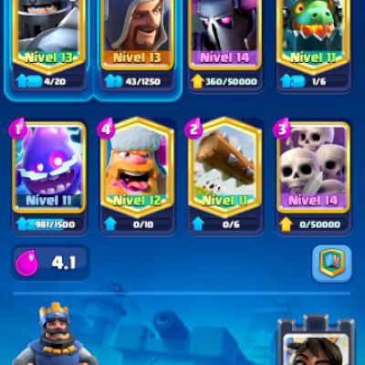 Vendo minha conta de Clash Royale antiga muito boa por 90 reais