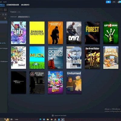 Conta steam com 150 reais gastos
