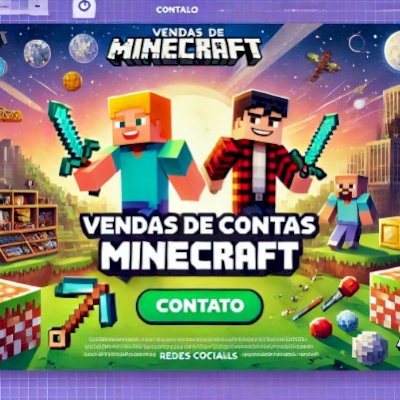 VENDO CONTA MINECRAFT PC - FULL ACESSO + CAPA DE BRINDE
