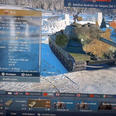 Vários veículos Premium War Thunder, aviões e tanques e mais de 1.500 investidos
