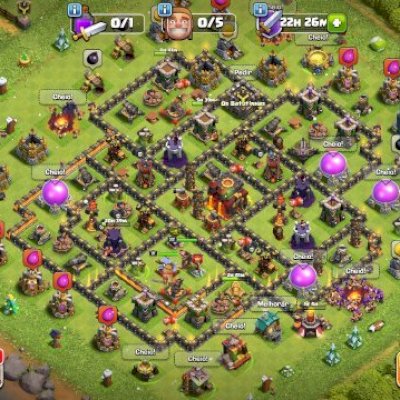Vendo conta CV 10 no Clash of Clans 