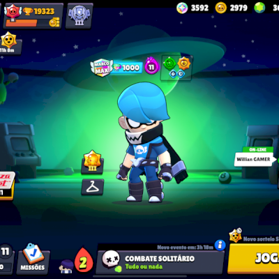 Vendo conta de Brawl Stars com 20.000 troféus de Clash Royale com 4800 troféus