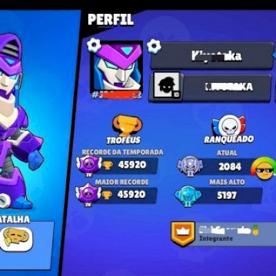 CONTA BRAWL 86/87 BRAWL 46K DE TROFÉU