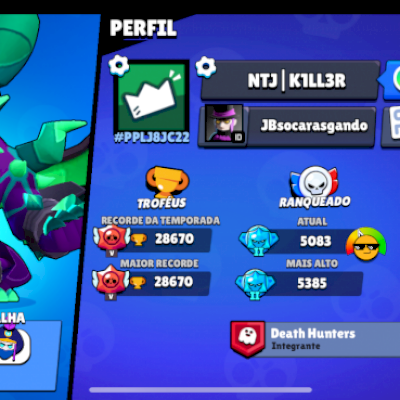 Conta brawl 2021 30k de troféu 