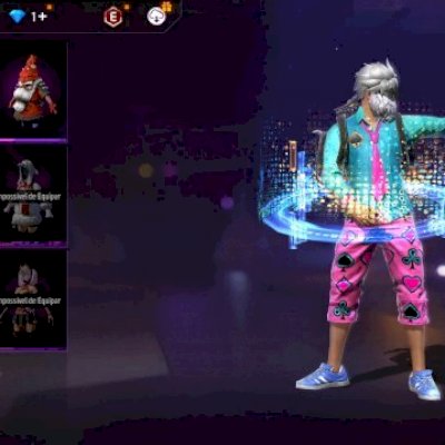 Conta com várias skins top 