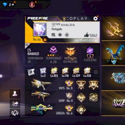 Conta free fire