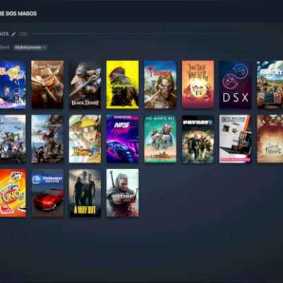 ÓTIMO NEGÓCIO / CONTA STEAM COM 26 JOGOS PAGOS / FULL ACESSO / R$ 720 INVESTIDOS