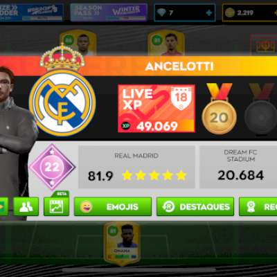 conta de dls, dream league soccer!