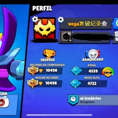 CONTA BRAWL STARS 10.500🏆 PRECINHO💸
