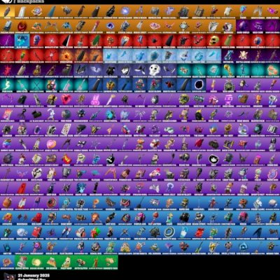 Conta de Fortnite com mais de 300, várias skins raras, que não voltam pra loja