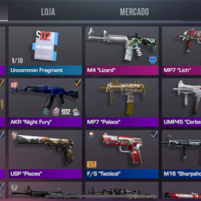  STANDOFF2 LV61 41SKINS 13GRAF (170g) na conta