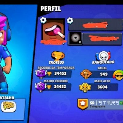 Conta de brawl rara