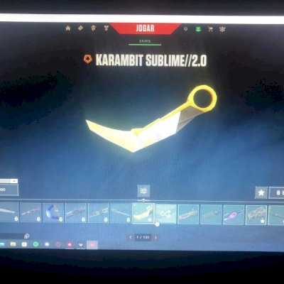 Conta ouro 1, 3 skin de vandal, 2 de faca, 1 de op, de sheriff e phantom. nv 203