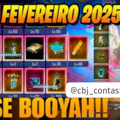 PASSE BOOYAH DE FEVEIRO COM ÓTIMO PREÇO SÓ AQUI NA CBJ