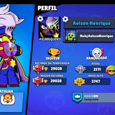 Conta TOP Brawl - Com 2 passes comprados! 30K Troféus!  