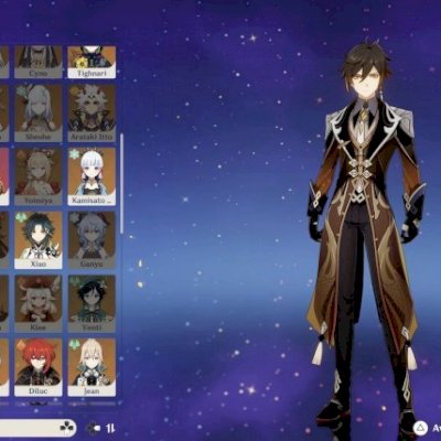 Conta Genshin pessoal jogada desde 2020