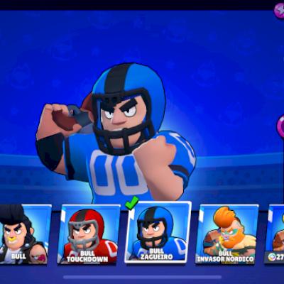 Conta brawl stars, muita skin 