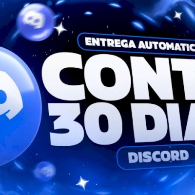 DISCORD CONTA 30 DIAS DE CRIAÇÃO 