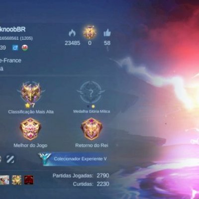 Conta mobile legends barata