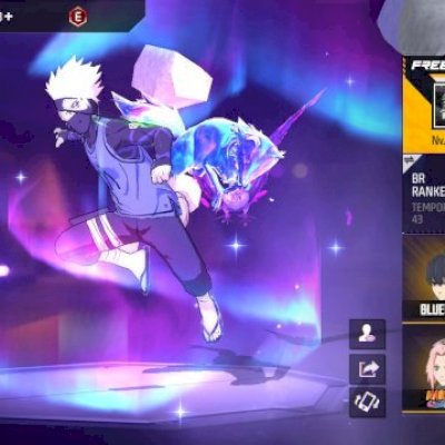 CONTA FF COM TODAS AS SKINS DE NARUTO É ANGELICAL VERDE M/F