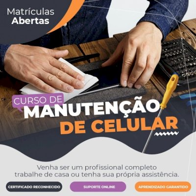CURSO MANUTENÇÃO DE CELULAR COM CERTIFICADO 
