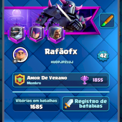 Conta Clash Royale 