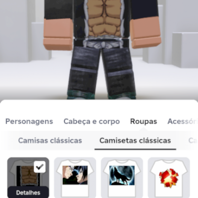 CONTA ROBLOX COM SKINS E EM ALGUNS JOGOS UPADOS