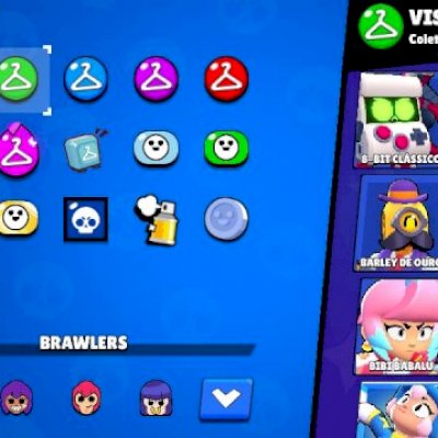 Conta de Brawl Stars com Mortis Robô e Mortis Robô sombrio (GEMAS NEGATIVADAS)