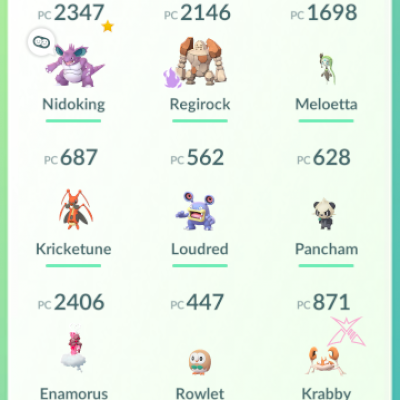 Conta pokémon Go com Shinny exclusivos