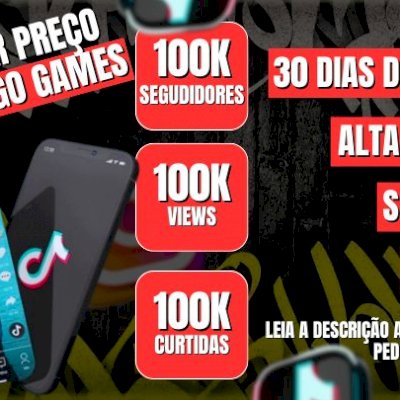 [MENOR PREÇO] LIKE/VIEWS/SEGUIDORES TIKTOK ALTA QUALIDADE