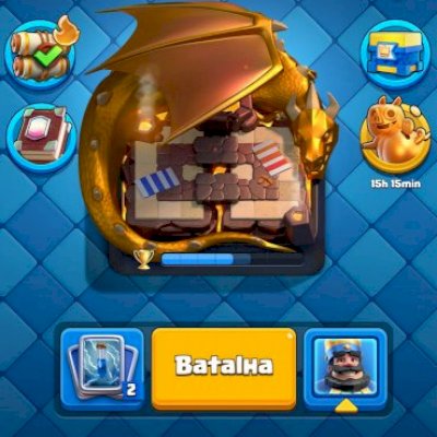 Conta Clash Royale muito bem upada
