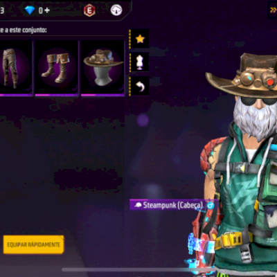 CONTA ANTIGA PASSE ANTIGOS, steampunk do 7° passe pra cima completos