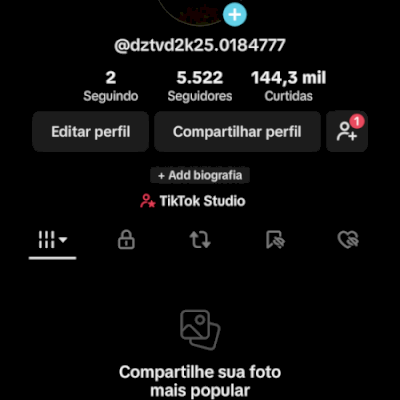 CONTA COM 5.522 SEGUIDORES