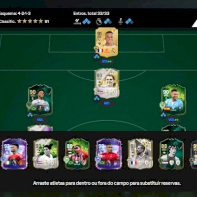 PS5 EA FC 25 1 Milhão e 500 mil coins, Wilson TOTY, Cafu TOTY, Bale Toty e mais 
