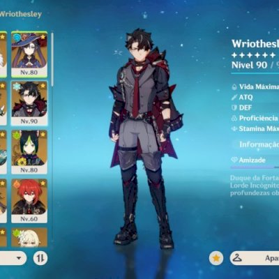 (VALOR NEGOCIAVEL) Conta AR 58 com 14 personagens e 8 armas T5