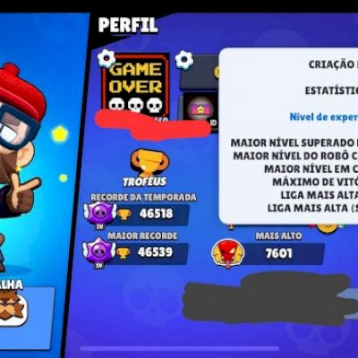 Conta Brawl 46k de troféus 