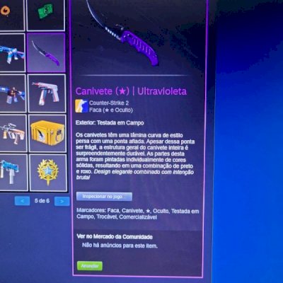 Conta steam com Outlast 1 e 2, GTA V, darkest Dungeon e 3 mil em skins de CS