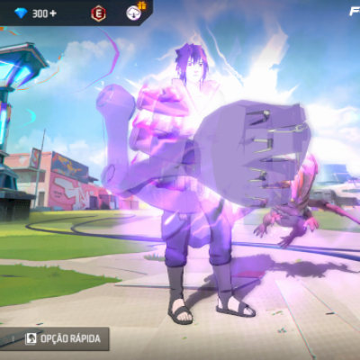 Conta Nova Free Fire Sasuke