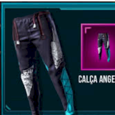 CONTA FREEFIRE/LEVEL 2 COM CALCA AGELICAL AZUL 