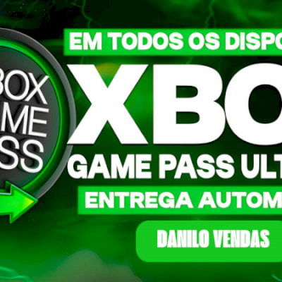 CONTA XBOX GAMEPASS ULTIMATE (PC/Console) ENTREGA AUTOMÁTICA!