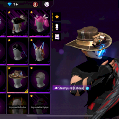 Conta FF com 39 passes de elite, calça angelical, armas evolutivas, 2 punhos.
