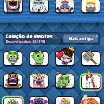 Conta Clash Royale Antiga! Arena 19