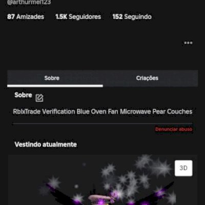 conta Roblox 